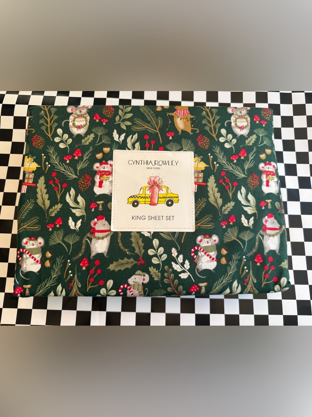 Cynthia Rowley HolidayKing Sheet Set